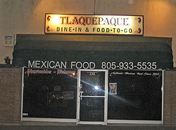 Exterior Mexican Food Restaurant, Santa Paula, California